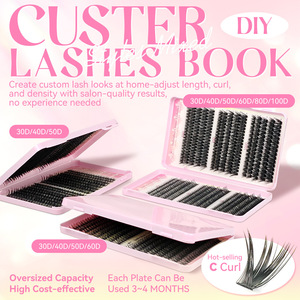 <span class=keywords><strong>Pestañas</strong></span> Postizas de Gran Capacidad, Estilo Lash Book, <span class=keywords><strong>Pestañas</strong></span> Mixtas Naturales, Densas y Segmentadas, de Larga Duración - Product Image 2