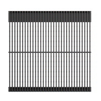 Écran LED transparent en maille P15.6 pour extérieur, 10000 nits, taux de rafraîchissement élevé, panneau mural vidéo d'animation 3D