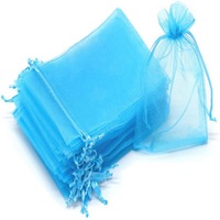 Multi-size 15x20cm gaas fruitbeschermende cadeauzakjes van organza met trekkoord voor fruit, sieraden en snoepverpakkingen
