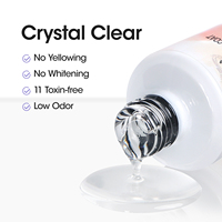 Vernis Gel UV Professionnel Sans Résidu Hema/TPO Free 15ml, Couche de Finition Diamantée, Longue Durée, Personnalisable avec Logo, pour Manucures