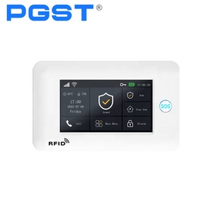 Pgst 4.3 inch màn hình cảm ứng Alexa tương thích thông minh ABS An ninh nhà Màn hình hệ thống báo động không dây Wifi GSM GPRS EAS hệ thống - Product Image 2