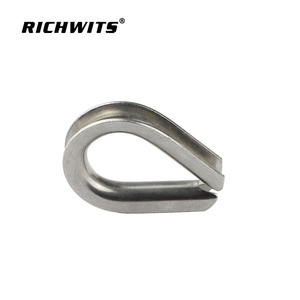 ข้อต่อเชือกลวดสแตนเลส RICHWITS ขัดเงาสำหรับการจัดการเชือก - Product Image 2