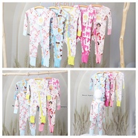 FOCUS Baby Summer Bamboo Romper 95% Bambu 5% Spandex Balita Perempuan Produk Baru Terlaris Bayi Baru Lahir Rajutan Romper Lengan Panjang