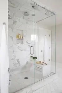 Gehärtete Dusche gehärtet 8mm Easy Clean Tür Duschbad sicheres Bauglas