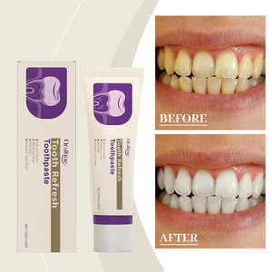 Dentifrice blanchissant pour les dents, protège les gencives, éclaircit les dents jaunes, soin buccal, haleine fraîche, nettoyage des taches dentaires, dentifrice rafraîchissant - Product Image 3