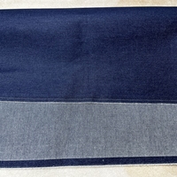 Tissu denim extensible bleu indigo 320 GSM, tissage coton polyester cellulose régénérée élasthanne pour la fabrication de jeans en usine