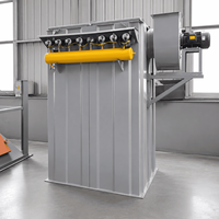Collecteur de poussière Baghouse pour le contrôle de la pollution atmosphérique industrielle, capacité personnalisée