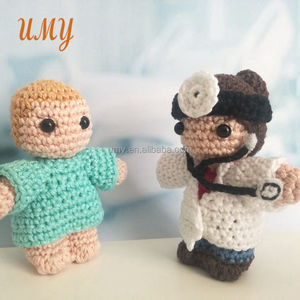 Jeux de rô<span class=keywords><strong>le</strong></span> pour enfants, Mini peluche, Crochet, petite poupée médecin, ensemble de jouets d'hôpital, jeu de simulation - Product Image 6