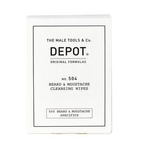 Set Depot 500 n. 504 specifiche pettine barba e baffi Salviettine detergenti per barba e baffi in 12 pezzi - Product Image 1