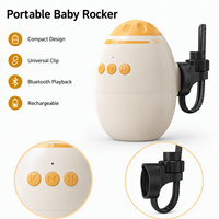 Alat Goyang Stroller Universal dengan Baterai Isi Ulang, Musik Bluetooth, dan Gerakan yang Menenangkan untuk Kereta Dorong dan Kereta Bayi