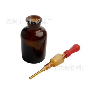 QJ Fixed Volume Pipettes 80mm 90mm 110mm With Red Rubber Bulb For Lab Use - Product Image 3