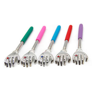 Massageador de mão traseira riscador de trás, aço inoxidável extensível, arranhador com mão - Product Image 5