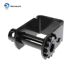 Cabrestante deslizante estándar para remolque, montado bajo el chasis, con muescas, <span class=keywords><strong>de</strong></span> acero con recubrimiento negro, para plataforma plana, EN12195-2, para asegurar tuberías y madera. - Product Image 5