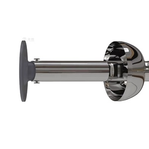 Tringle à rideau métallique télescopique de fabrication directe, tringle de placard électrolytique en arc, idéale pour les tringles de rideau de douche de salle de bain - Product Image 3