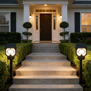 Luz Nocturna LED para Exteriores con Sensor de Movimiento, Funciona con Pilas Secas, 50 Lúmenes, 5000K, IP65, Luces de Pared para Jardín, 6V, Rango de Detección de 5-8 Metros - Product Image 3