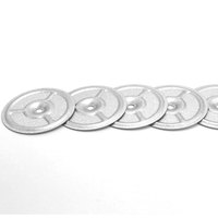 Offres Spéciales de matériaux de construction d'étanchéité Pvc Tpo plaque de rondelle ronde de toit en métal à fond plat pour toiture TPO/PVC