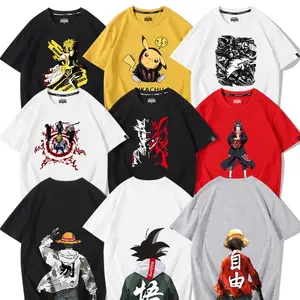 Cotton Graphic Tshirt Printing Custom Brand Men'S T-Shirts Cartoon Printed Men'S T-Shirt