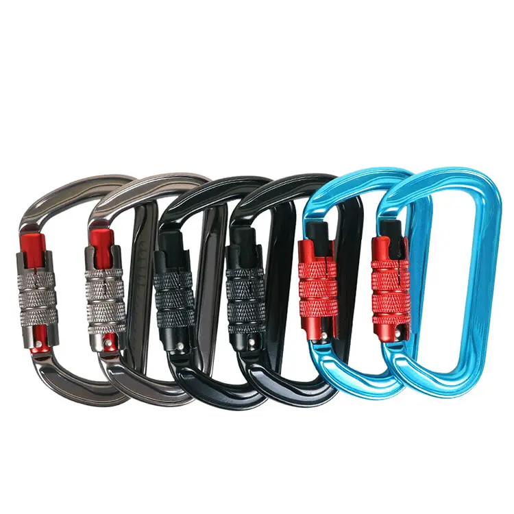 strength cobra buckle Climbing clips carabiner for safety hangingOutdoor high quality aluminum industrial