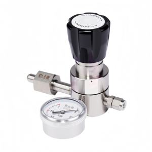 Regulador de <span class=keywords><strong>Gas</strong></span> de Acero Inoxidable 316 de un Solo Medidor, Oxígeno O2, C2H2, Propano, Argón Ar, Helio He, Válvula Reductora de Presión de Montaje en Panel - Product Image 5