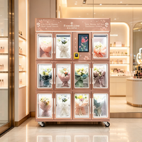 Magnifique distributeur automatique de fleurs en Chine avec réfrigérateur, en promotion