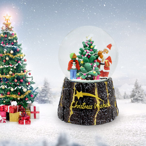 <span class=keywords><strong>Globe</strong></span> à neige en résine personnalisé pour Noël, sculpture de <span class=keywords><strong>globe</strong></span> à neige artificiel, décoration, cadeaux pour clubs - Product Image 2
