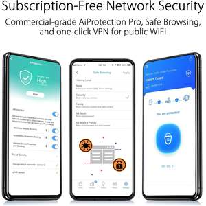 Système Wi-Fi 6 maillé tri-bande pour toute la maison ZenWiFi AX, lot de 2, 6,6 Gbps, couverture jusqu'à 5500 pieds carrés, en stock - Product Image 4