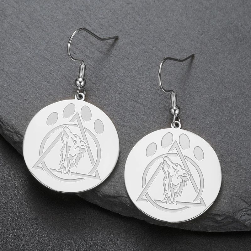 YFN Collana theriana in argento sterling lupo theriano ciondolo collana