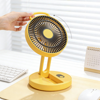 Ventilateur de camping mural pliable pour cuisine, ventilateur de bureau pliable, ventilateur mural suspendu, ventilateur portable pliable