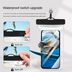 Custodia universale trasparente impermeabile in PVC TPU per cellulare, con laccetto, per <span class=keywords><strong>nuoto</strong></span> e attività all'aperto - Vendita all'ingrosso - Product Image 3