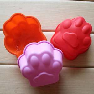 Moule de cuisson en silicone en forme de pattes de chien et de chat, moule à gâteau, ustensile de cuisine DIY, moules de cuisson en silicone, outil de pâtisserie - Product Image 2