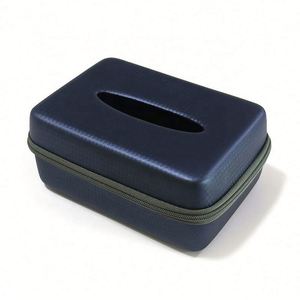 กล่องใส่กระดาษทิชชูกันน้ำพร้อมซิปปิด วัสดุ EVA หนัง ผ้าใบ ไนลอน PU กล่องกันกระแทก สำหรับรถยนต์ บ้าน โรงแรม แคมป์ปิ้ง - Product Image 3