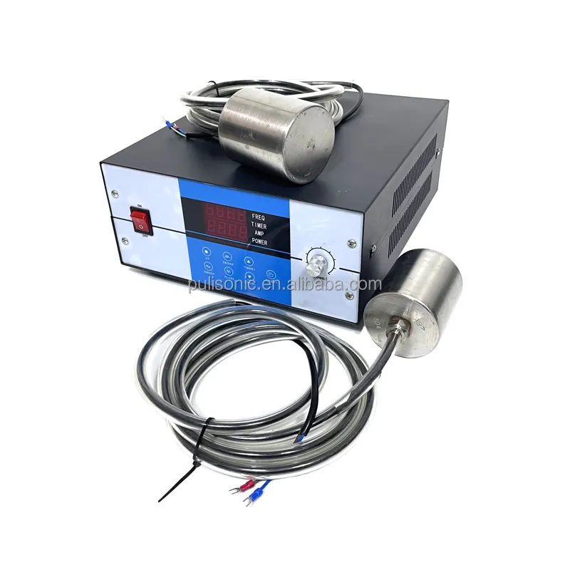 200W 28Khz Onderwater Ultrasone Transducer En Generator Apparaat Voor Algen Controle Rioolwater Behandelingssysteem