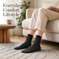 Chaussettes Confortables en Fibre d'Argent Antibactériennes et Conductrices, Anti-Humidité et Anti-Odeur