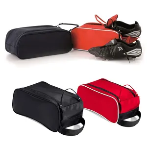 Portable Football Boot Bag Durable Golf Trainer Bag Shoe Bag with Reinforced Zipper