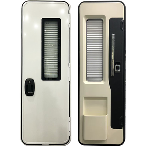 <span class=keywords><strong>Puerta</strong></span> de Entrada de Aluminio de Alta Calidad para <span class=keywords><strong>Autocaravana</strong></span> de 600x1800 mm con Cubo de Basura y Cortina para Remolque de Viaje - Product Image 2
