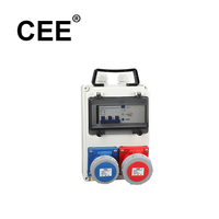 Caja de distribución eléctrica portátil industrial CEE de alta calidad