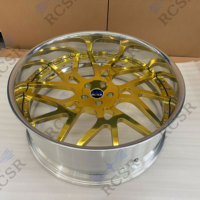 Jantes personnalisées RCSR 20 22 24 26 pouces, jantes 6x139.7 5x130 5x120 5x114.3, roues en alliage d'aluminium forgé pour voitures de luxe