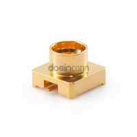 Conectores SMP para Microondas SMD SMT para PCB de 40 GHz DC-26.5 GHz, Conector Coaxial RF para PCB con Enchufe en Ángulo Macho GPO SMP