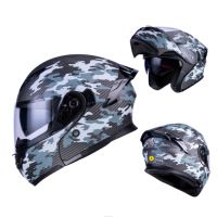Casque de moto modulaire rabattable ABS OEM/ODM, vente en gros d'usine, double visière, homologué DOT