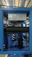 Compresseur d'air industriel à moteur à aimant permanent de type vis, à fonctionnement stable, avec réservoir d'air intégré, refroidi par air, 16 bars