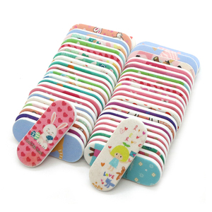 Mini limas de uñas de cartón con logotipo personalizado, grano 180, 5cm, <span class=keywords><strong>EVA</strong></span>, herramientas de cuidado de manicura de doble cara, limas de uñas para bebés, impresión para pulidores de uñas - Product Image 2