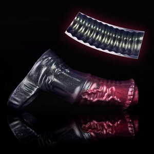 Funda de silicona NNSX con nudo para pene, retarda la eyaculación, funda abierta, alargador de pene, juguetes sexuales para adultos para hombres, juego sexual, dildo hueco - Product Image 3