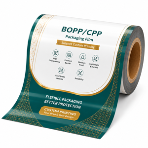 Film d'emballage imprimé sur mesure BOPP/CPP, film plastique laminé, film d'emballage automatique, film d'emballage thermoscellable, film d'emballage en rouleau - Product Image 4