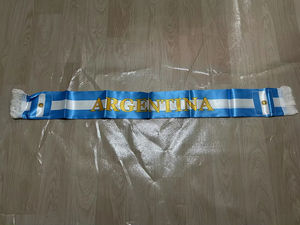 Écharpe d'Argentine 14x135cm, imprimée recto-verso, drapeau argentin, écharpe en satin, adaptée à la Coupe du Monde de football 2026, événement sportif - Product Image 5