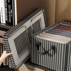 Caja de Almacenamiento Plegable de Tela Oxford para Ropa, Organizador de Hogar, Contenedor Plegable de Tela No Tejida, Venta al Por Mayor - Product Image 3