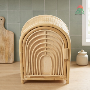 Armoire en rotin Nhat Minh, design tropical, rangement écologique pour bébés et enfants - Product Image 4