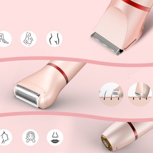 5 in One Lady Shaver Electric Bikini Hair Removal Painless Lady Body <b>Epilator</b> Electric Shaver Razors Eplilator Body Hair Trimmer - Product Image 4