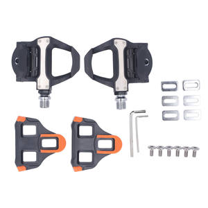 Pedales de Bicicleta con Bloqueo, Aerodinámicos, con Rodamientos, Autoblocantes, con Juego de Calas para Sistema de Autoblocado <span class=keywords><strong>Shimano</strong></span> SPD - Product Image 1