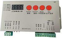 Contrôleur LED de carte SD Engneer K-1000S, bande LED RGB, contrôleur IC 2048, DC5-24V, gradateur programmable adressable
