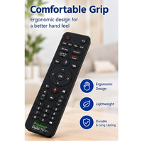 Télécommande intelligente en plastique personnalisée 38 touches IR/BT/Voix/2.4G avec meilleur prix pour boîtier TV LED LCD HD – Vente en gros